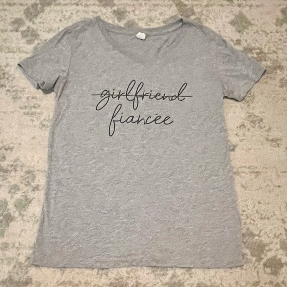 Girlfriend to Fiancée Graphic Tee | The Ring Boxes | Size Small - Picture 1 of 3